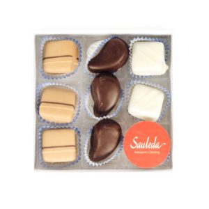 Caixa de bombons de 9 unitats