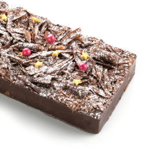 Torró de xocolata i taronja