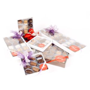 Caixa de bombons de 18 unitats