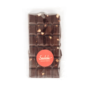 Rajola de xocolata negra amb avellanes